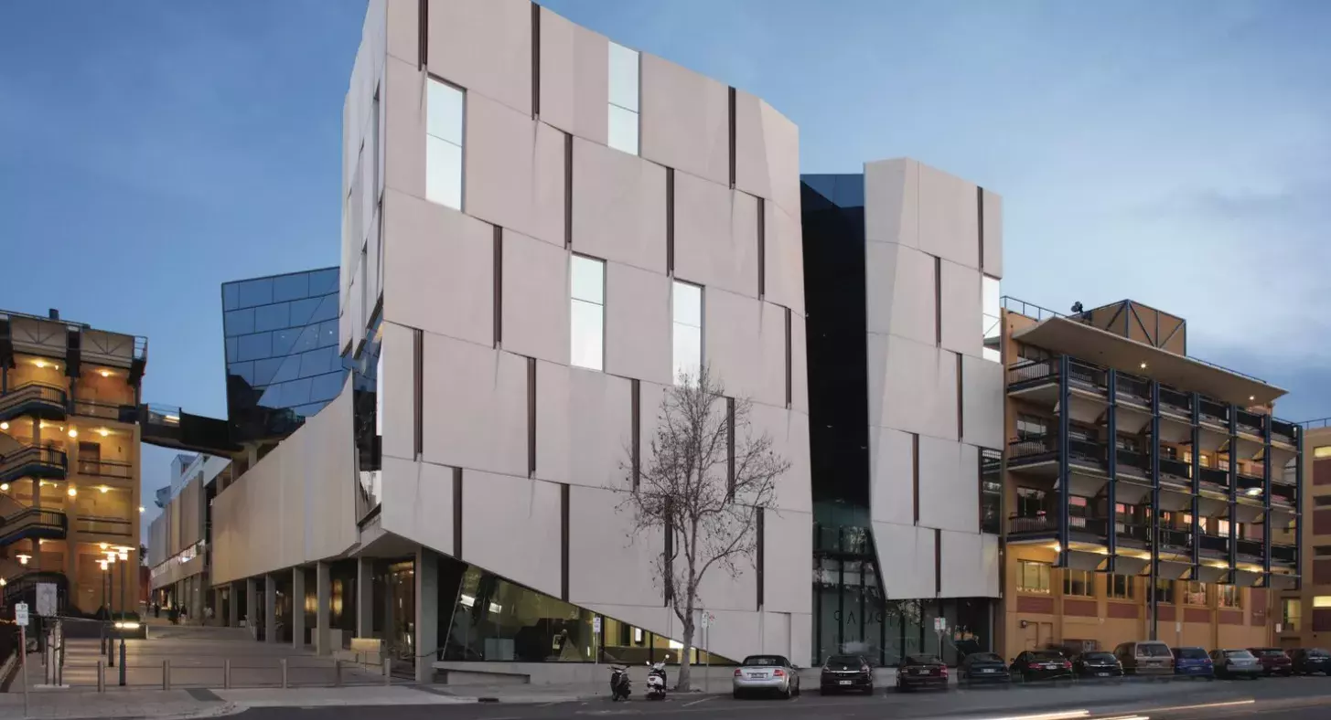 The front of the University of South Australia building