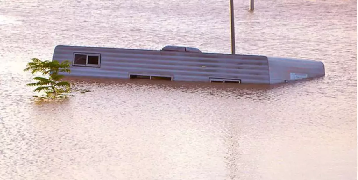 Flooded Ipswich River